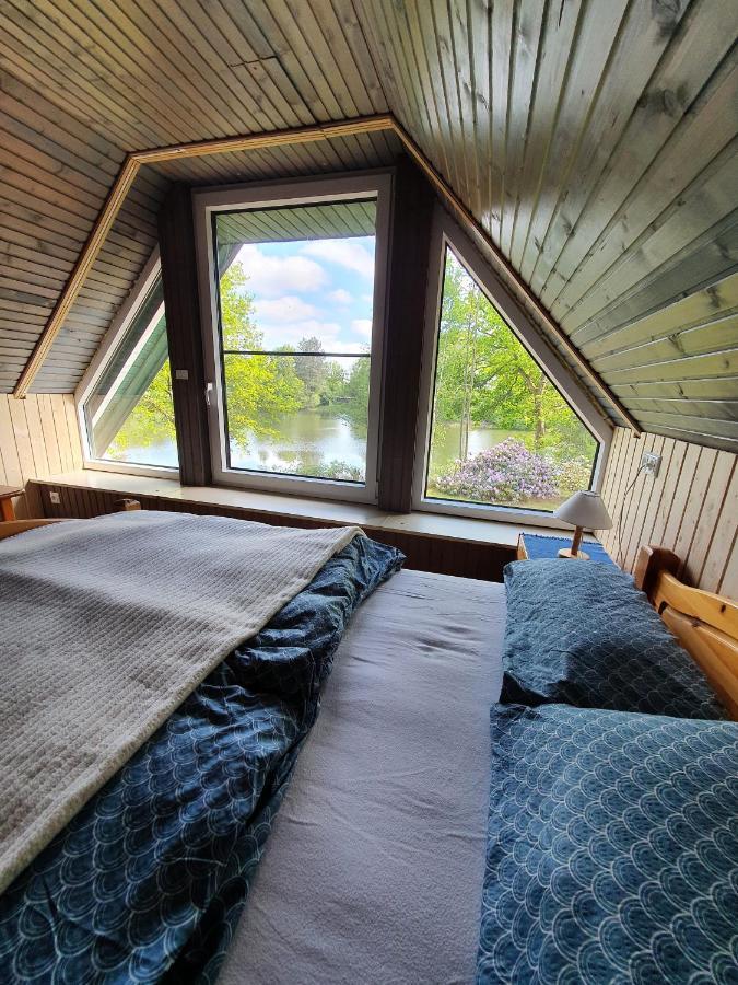 Ferienhaus Blauer See Mit Optionalem Hot-Tub Bockhorn  Esterno foto