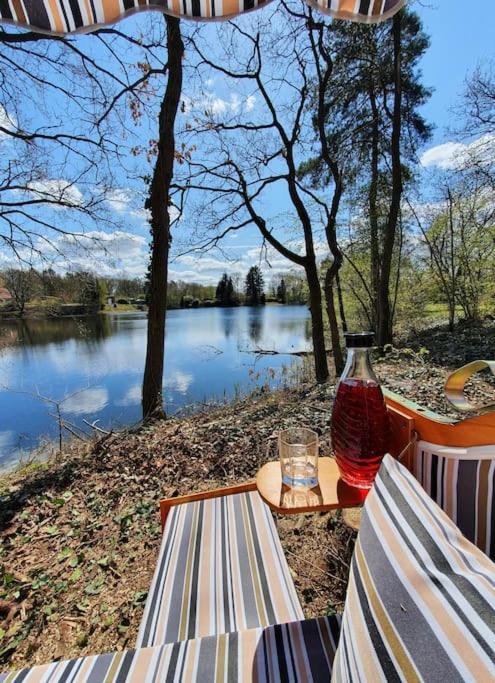 Ferienhaus Blauer See Mit Optionalem Hot-Tub Bockhorn  Esterno foto