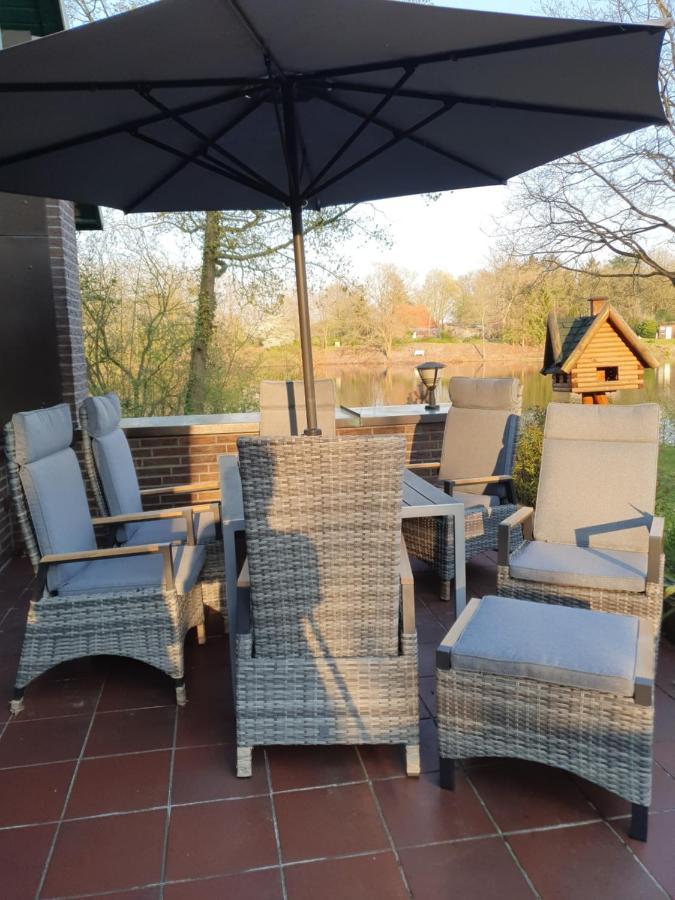 Ferienhaus Blauer See Mit Optionalem Hot-Tub Bockhorn  Esterno foto
